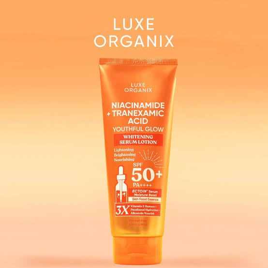 Luxe Organix Niacinamide + Tranexamic Whitening Serum Lotion