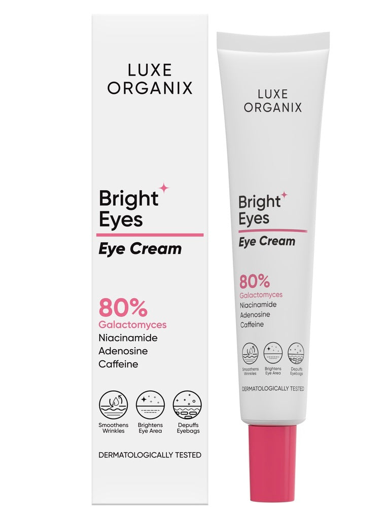 Luxe Organix Bright Eyes Eye Cream 80% Galactomyces 15g