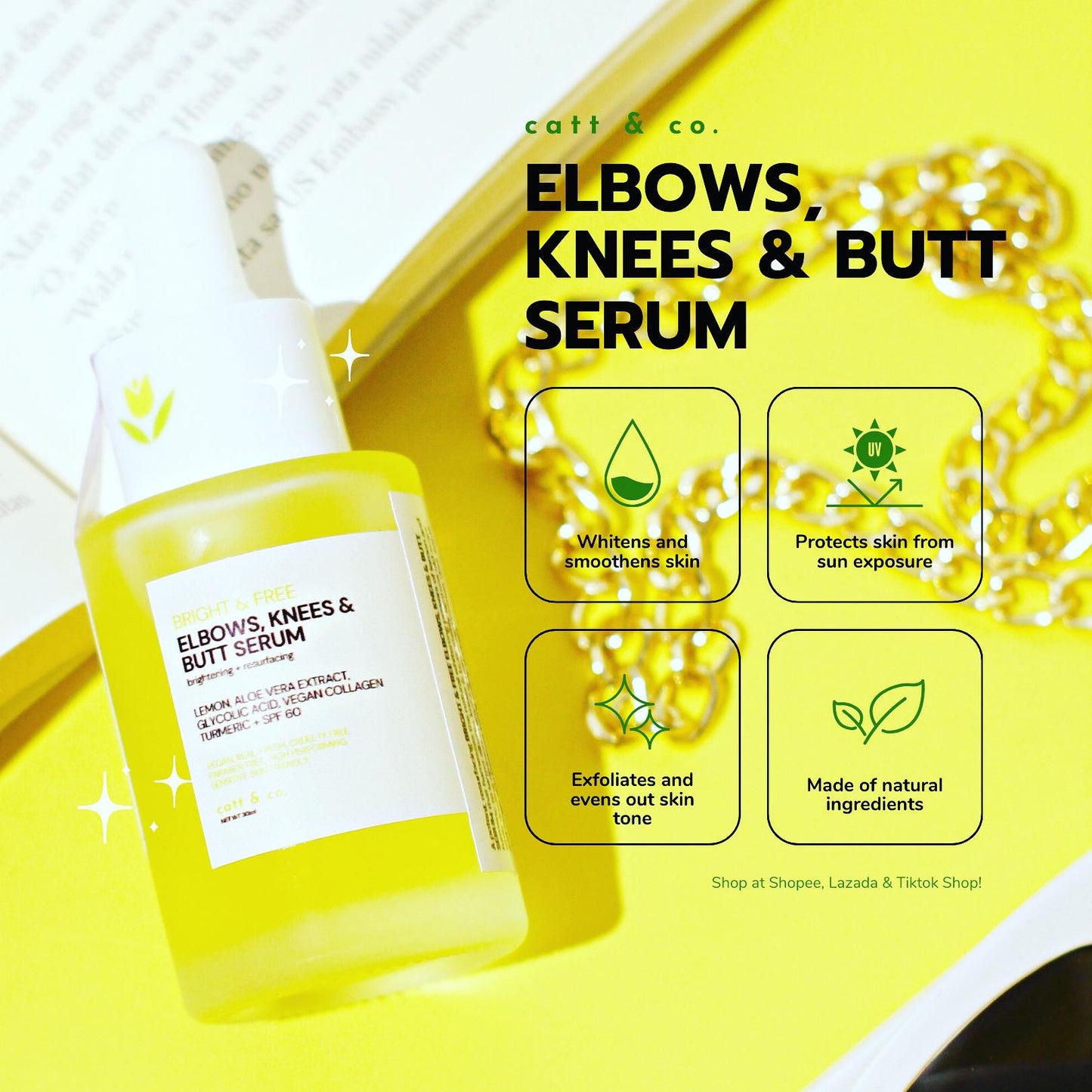 Catt & Co Elbows, Knees & Butt Serum