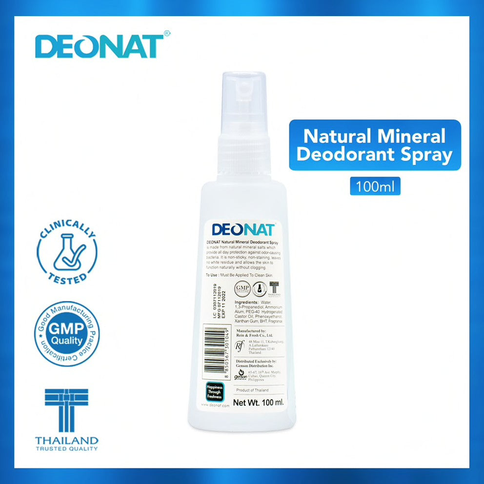 Deonat Natural Mineral Deodorant Spray