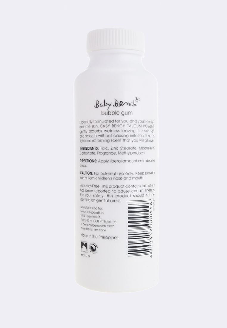 Baby Bench Bubblegum Talcum Powder