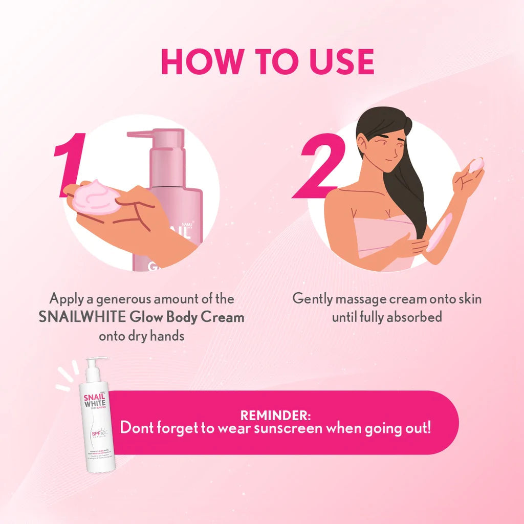 SnailWhite Glow Body Cream