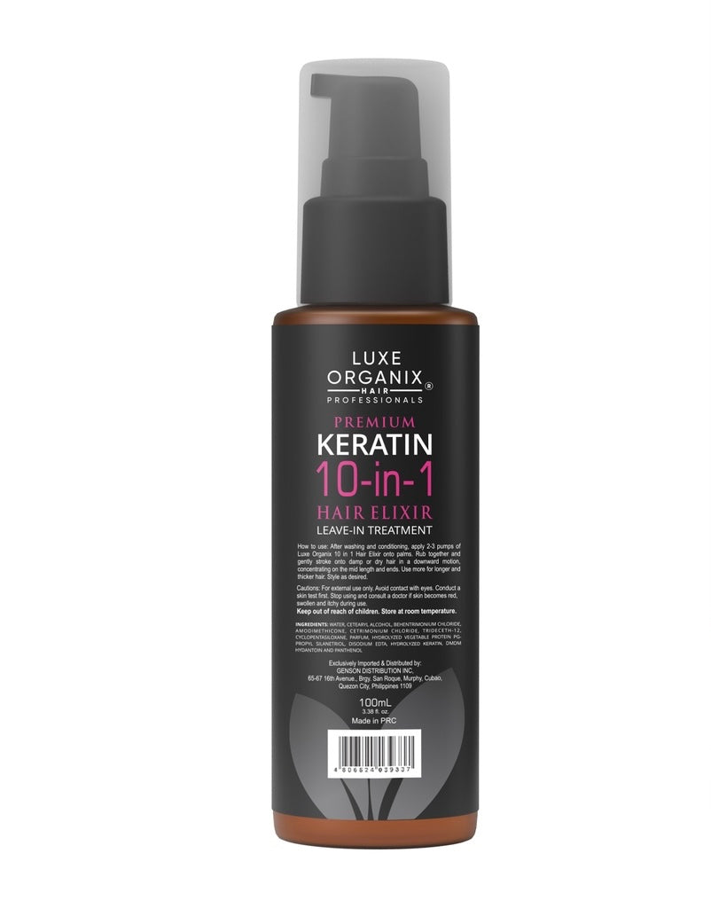 Luxe Organix Keratin 10in1 Hair Elixir Leave-in Treatment 100ml