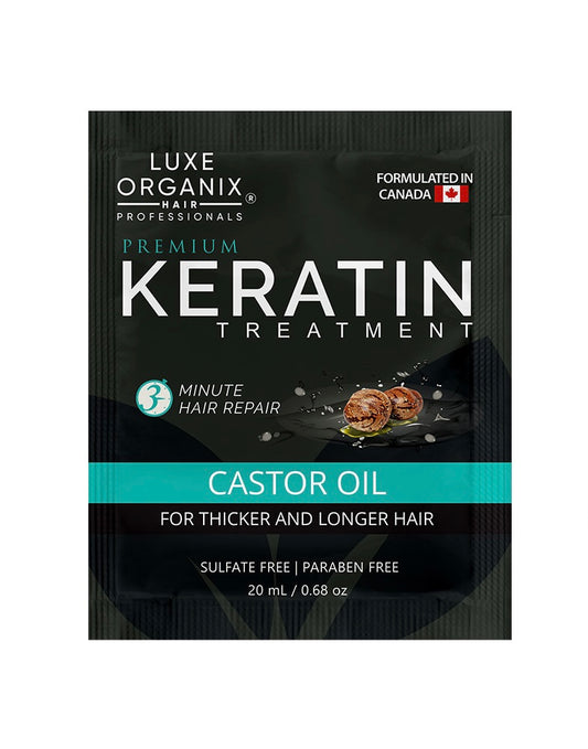 Luxe Organix Keratin Treatment - Castor Oil