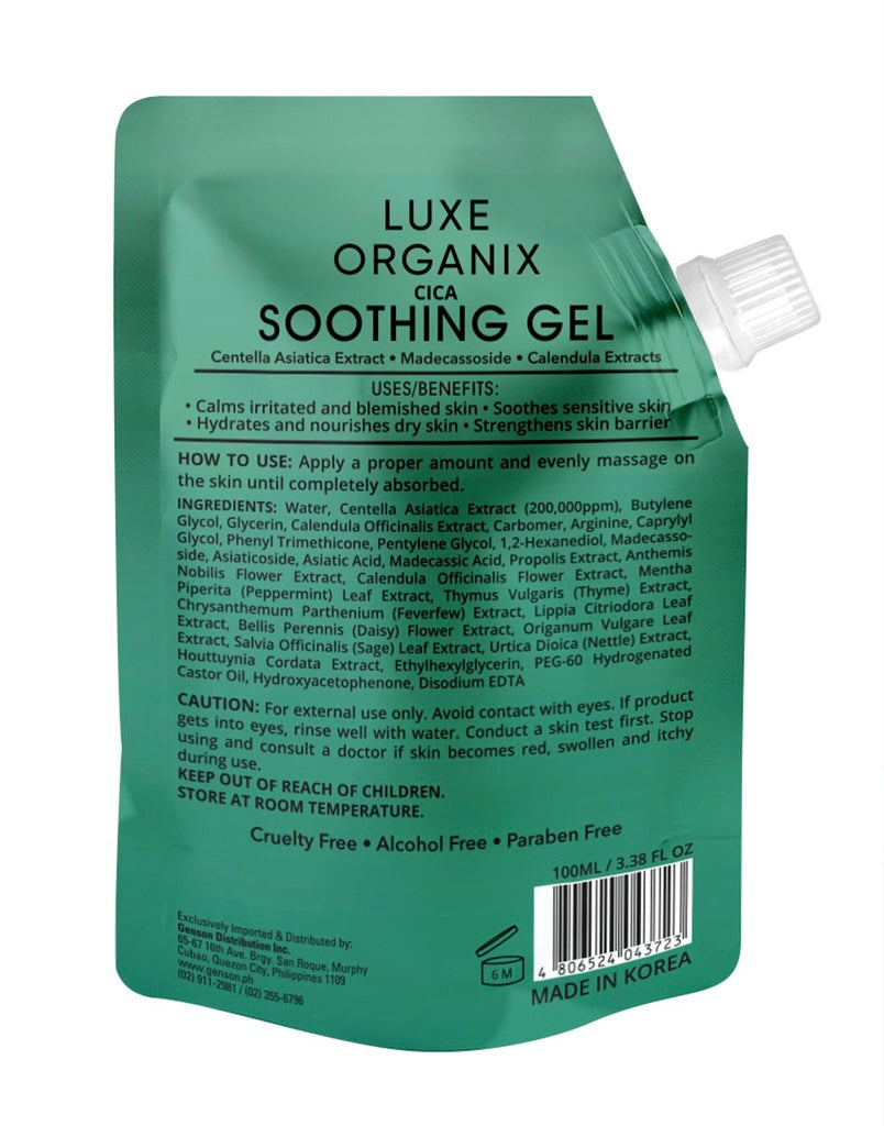 Luxe Organix Cica Soothing Gel