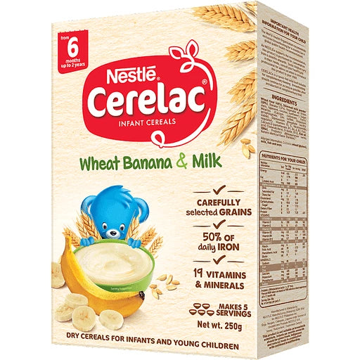 Cerelac - Wheat Banana & Milk 250g