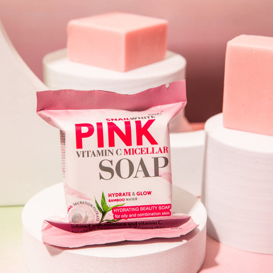 SnailWhite Pink Vitamin C Micellar Soap