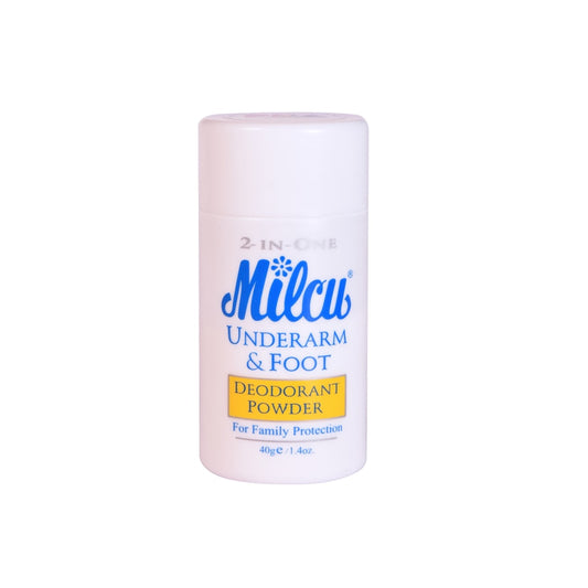 Milcu Underarm & Foot Deodorant Powder 40g