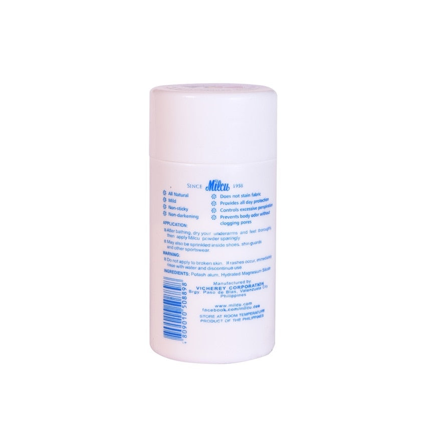 Milcu Underarm & Foot Deodorant Powder 40g