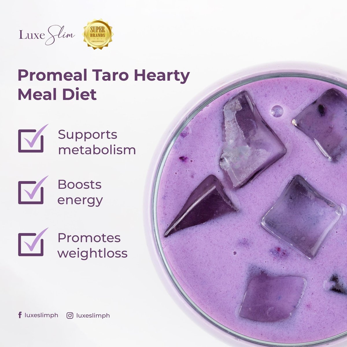 Luxe Slim Promeal Taro Hearty Meal Diet