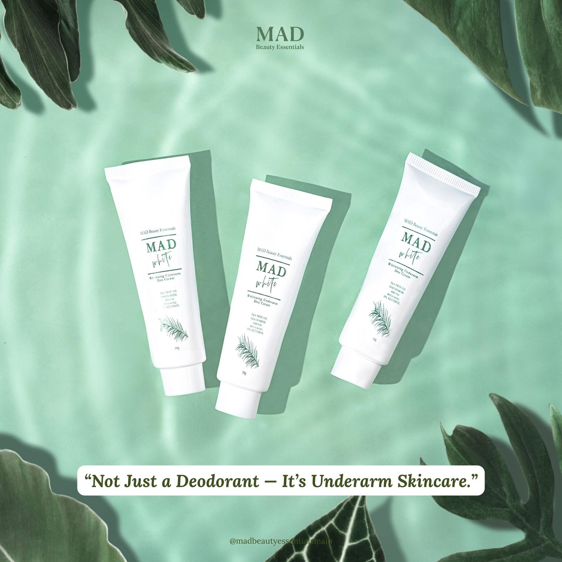 MAD Beauty Essentials Whitening Underarm Deo Cream