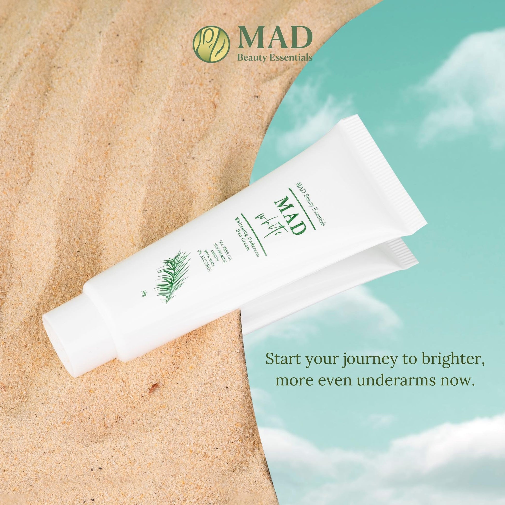 MAD Beauty Essentials Whitening Underarm Deo Cream