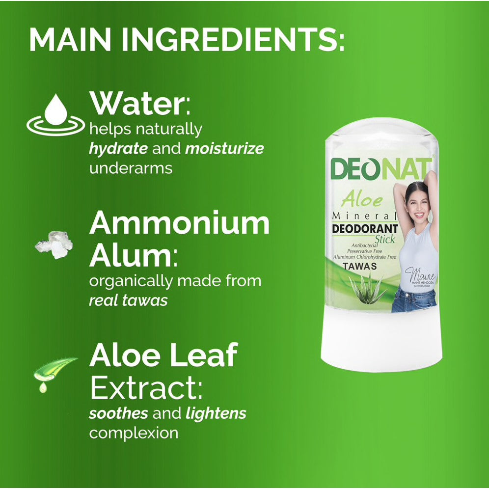 Deonat Aloe Mineral Deodorant Stick