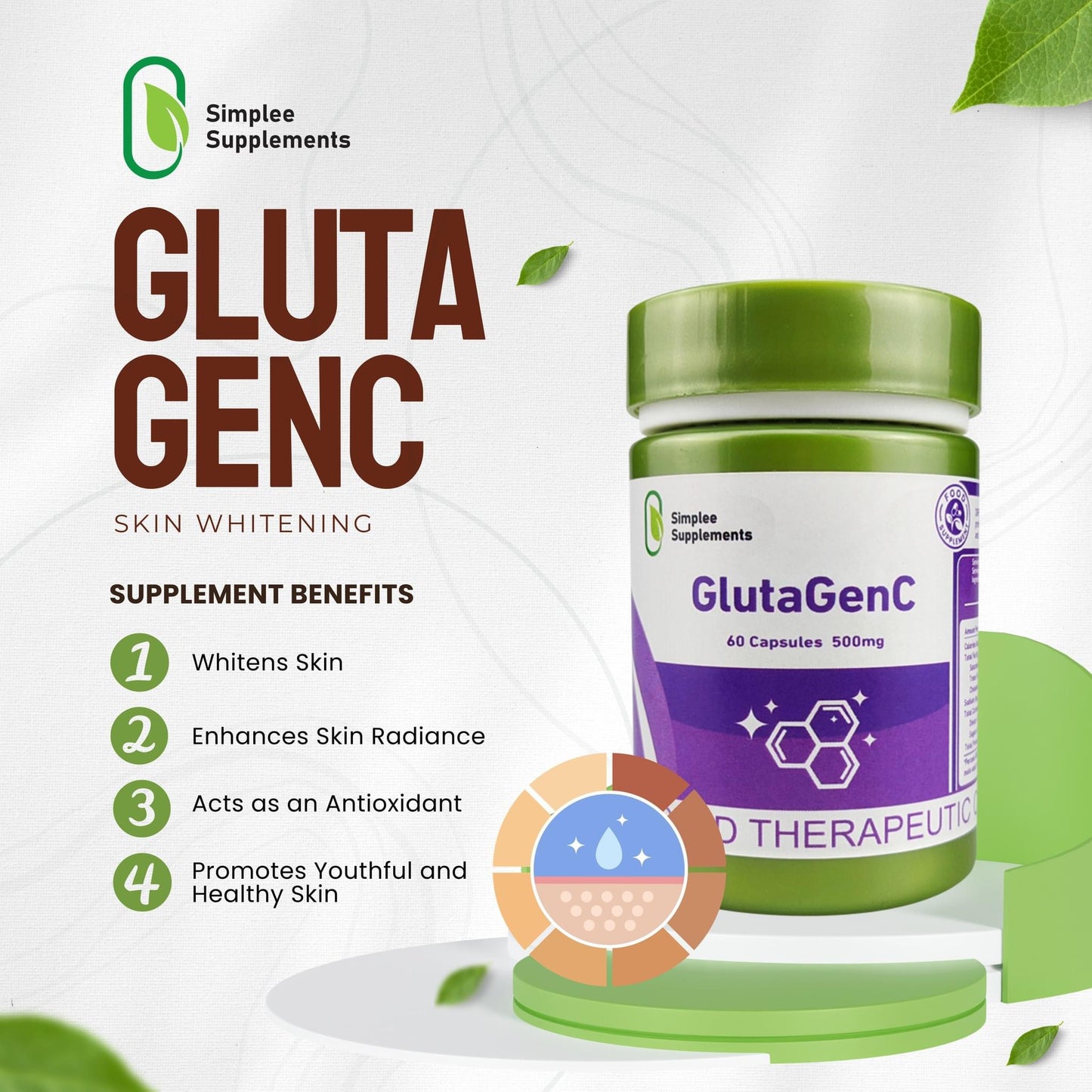 Simplee Supplements - GlutaGenC