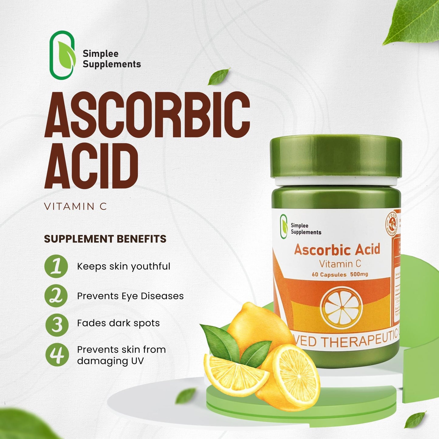 Simplee Supplements - Ascorbic Acid