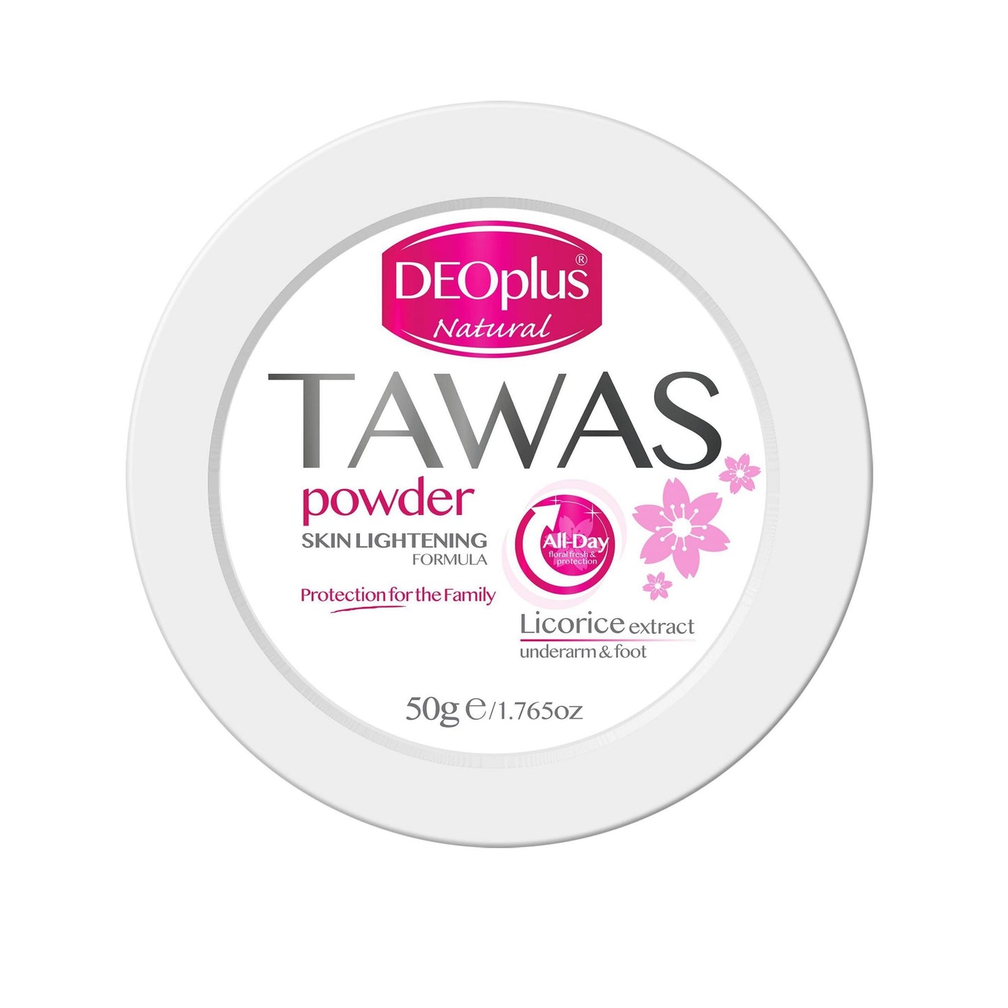 DEOplus Tawas Powder w/ Licorice Extract 50G