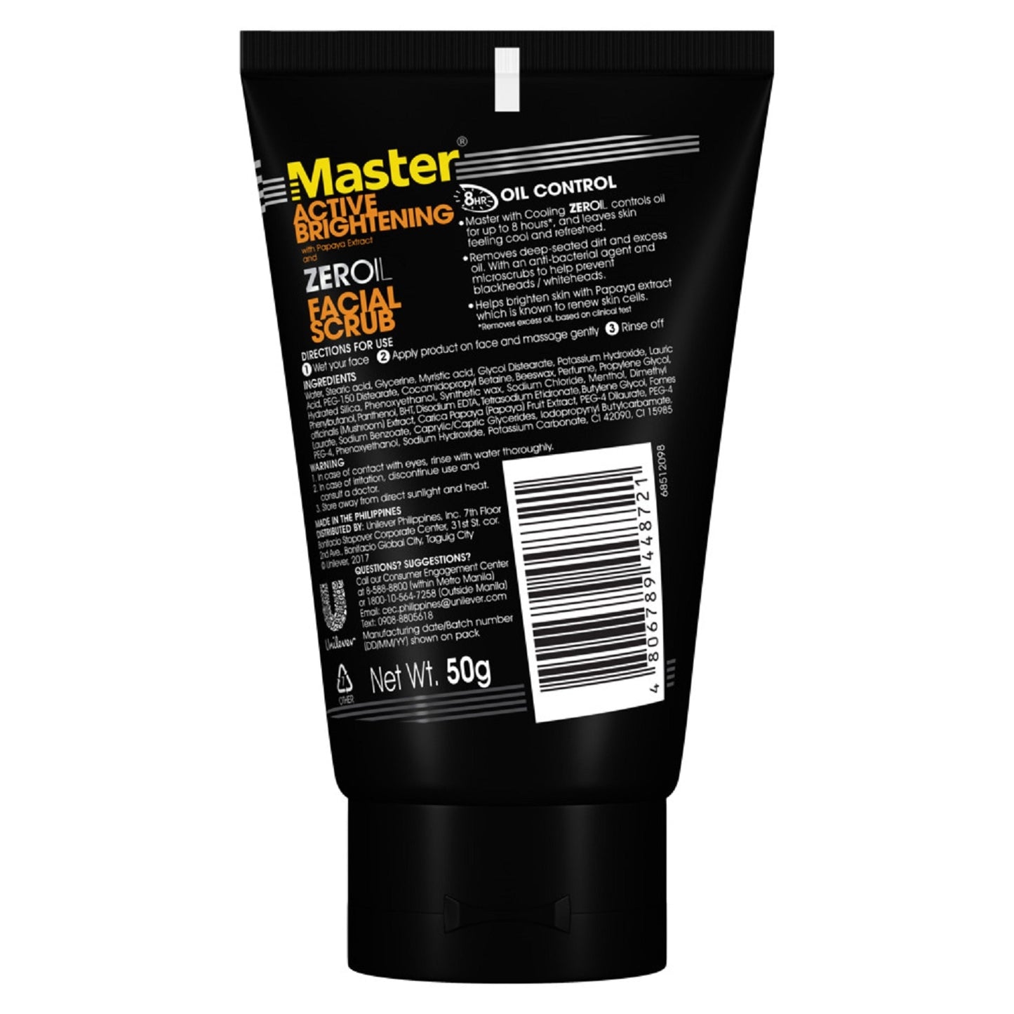 Master Active Brightening Facial Wash 50g