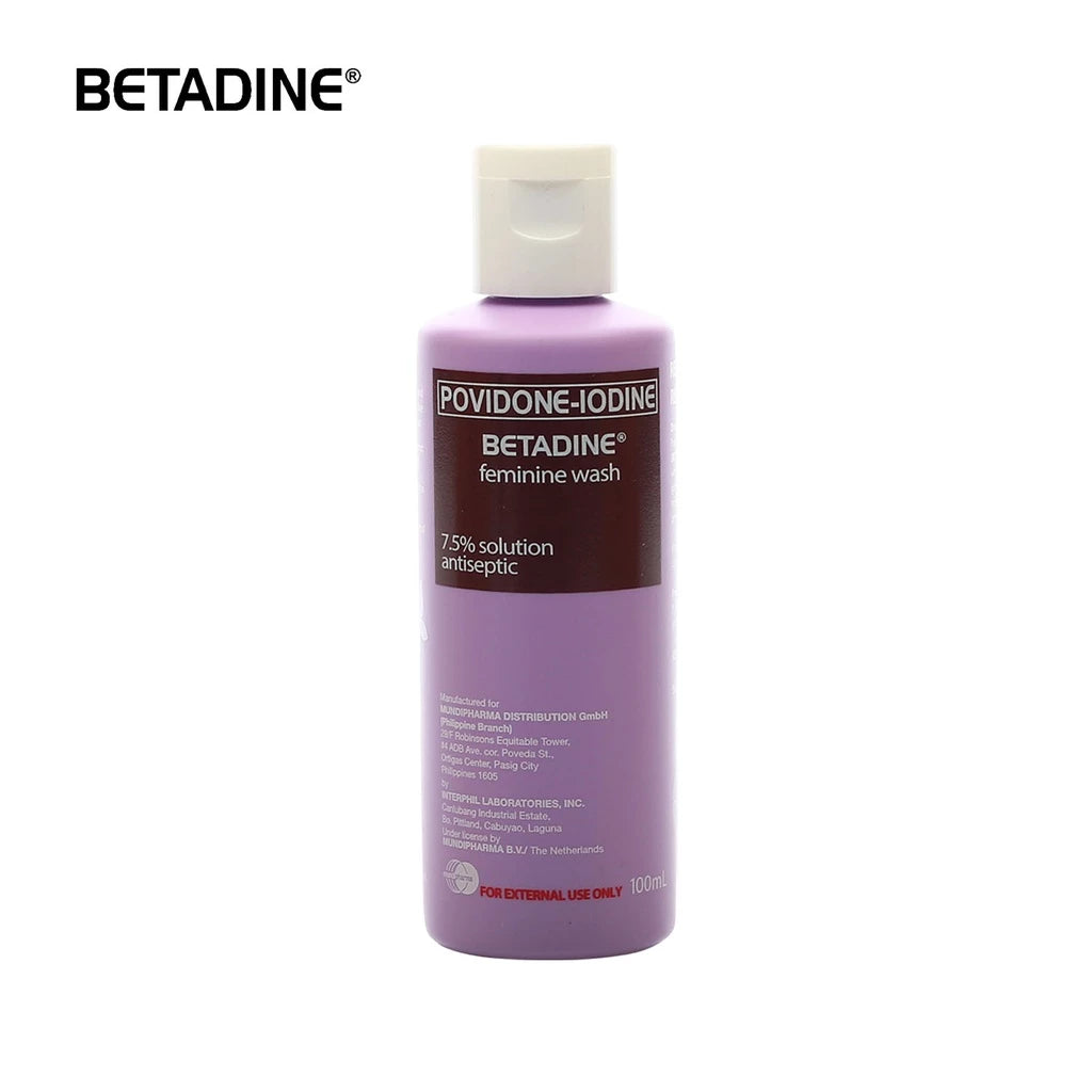 Betadine Povidone-Iodine Antiseptic Feminine Wash 100ml