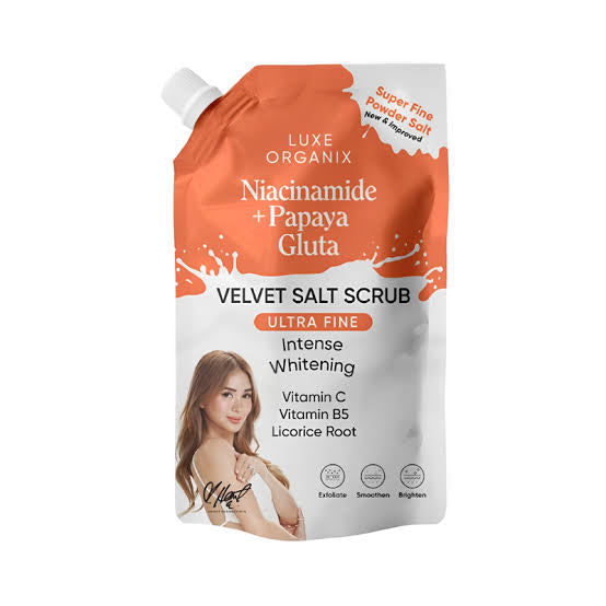 Luxe Organix Papaya Gluta Spa Salt 300g
