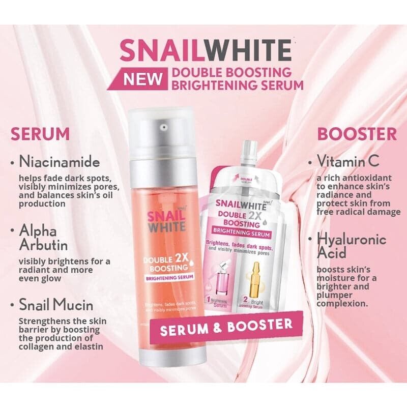 SnailWhite Double Boosting Whitening Serum