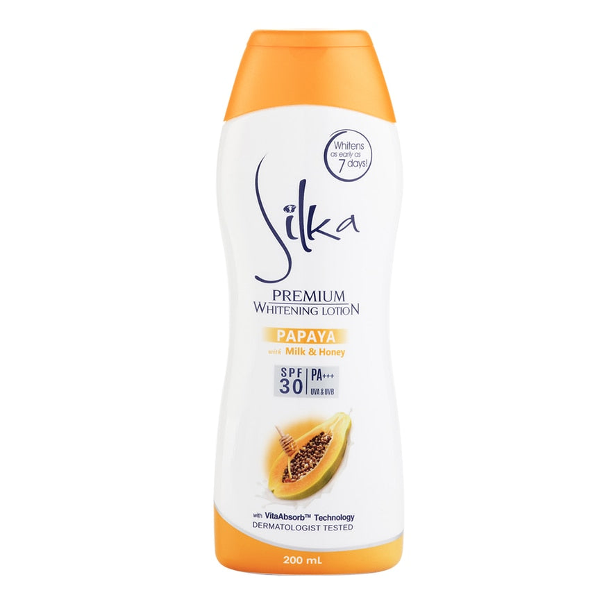 Silka Premium Whitening Papaya Lotion 200ml