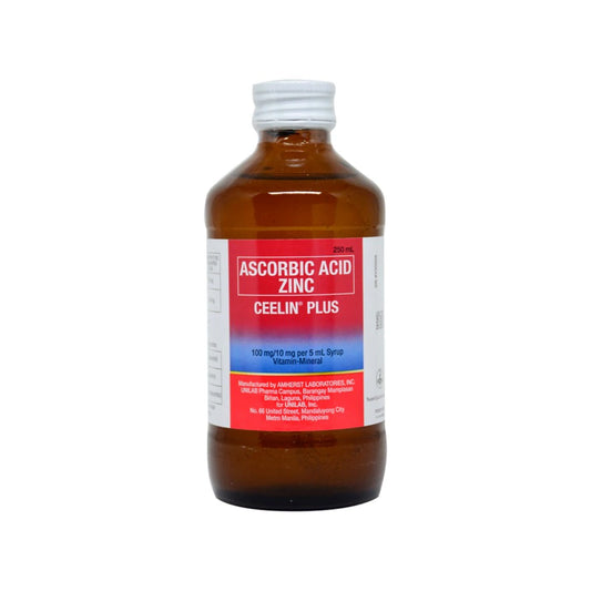 Ceelin Plus - Ascorbic Acid + Zinc Syrup 250ml