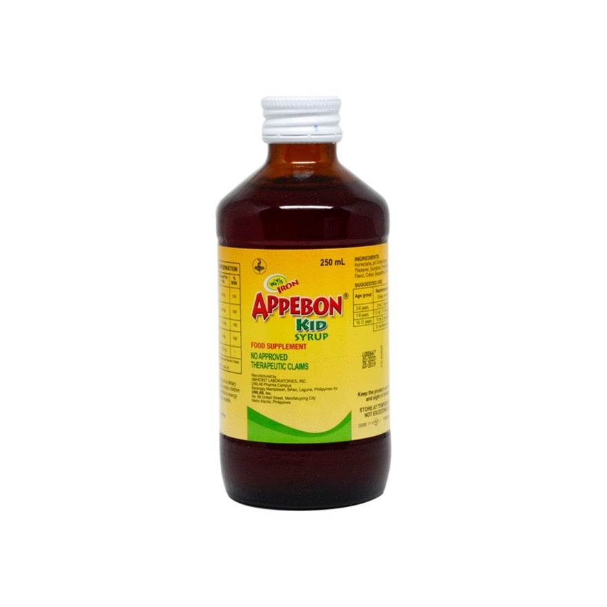 Appebon Vitamin B Complex; Iron; Lysine; Buclizine HCl Kids Syrup 250mL