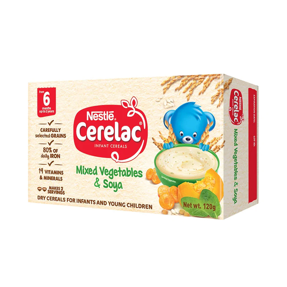 Cerelac - Mixed Vegetables & Soya 120g