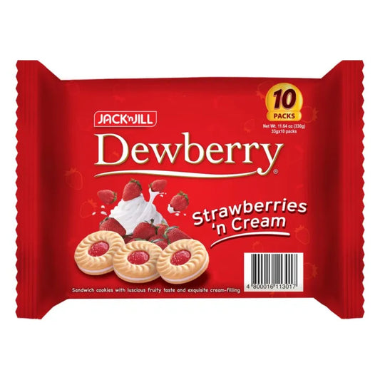 Dewberry Strawberries ‘n Cream 33g x 10