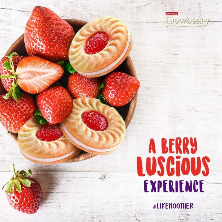 Dewberry Strawberries ‘n Cream 33g x 10