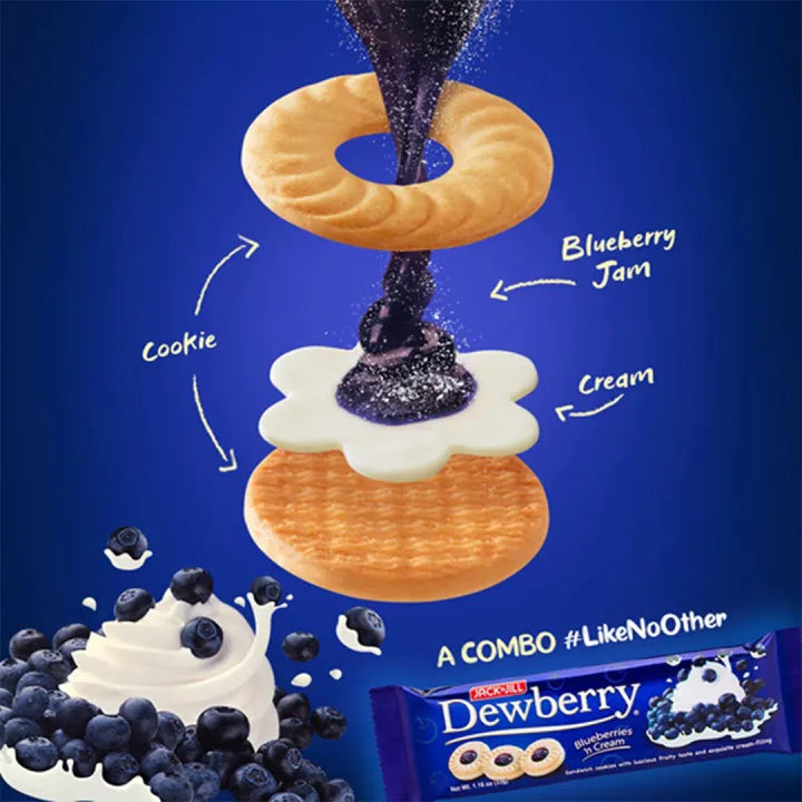 Dewberry Blueberries ‘n Cream