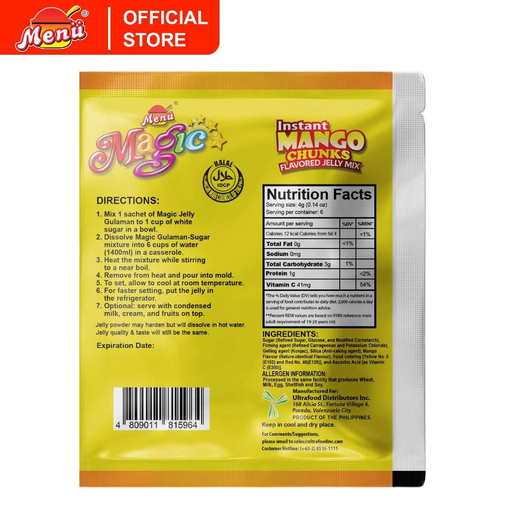 Menu Magic Jelly - Mango 24g