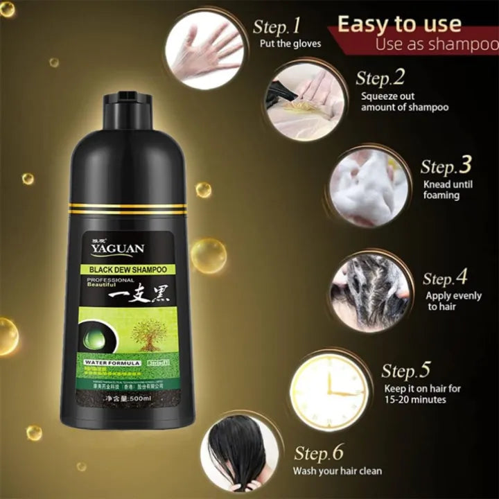 Yaguan Black Dew Shampoo 500ml