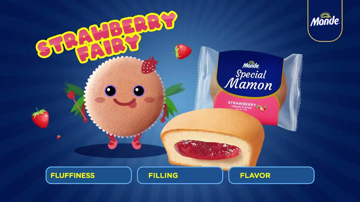 Monde Special Mamon Strawberry Cream Flavor