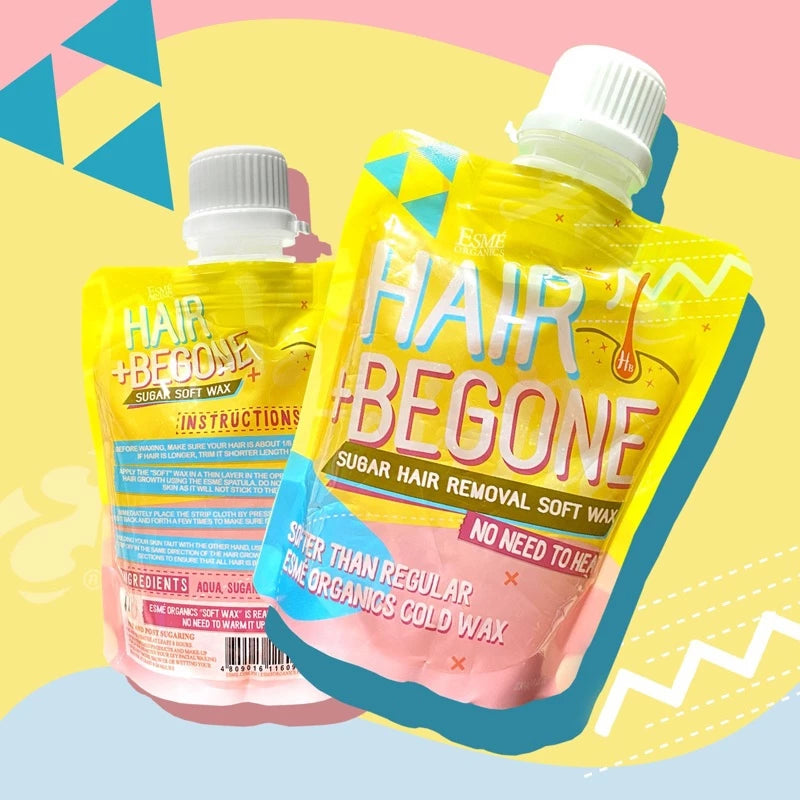 Hair Begone Soft Wax Pouch (Spill-Proof) 230g