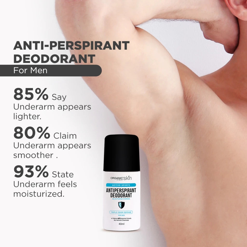 Organic Skin Japan Anti-Perspirant Deodorant Roll on for Men