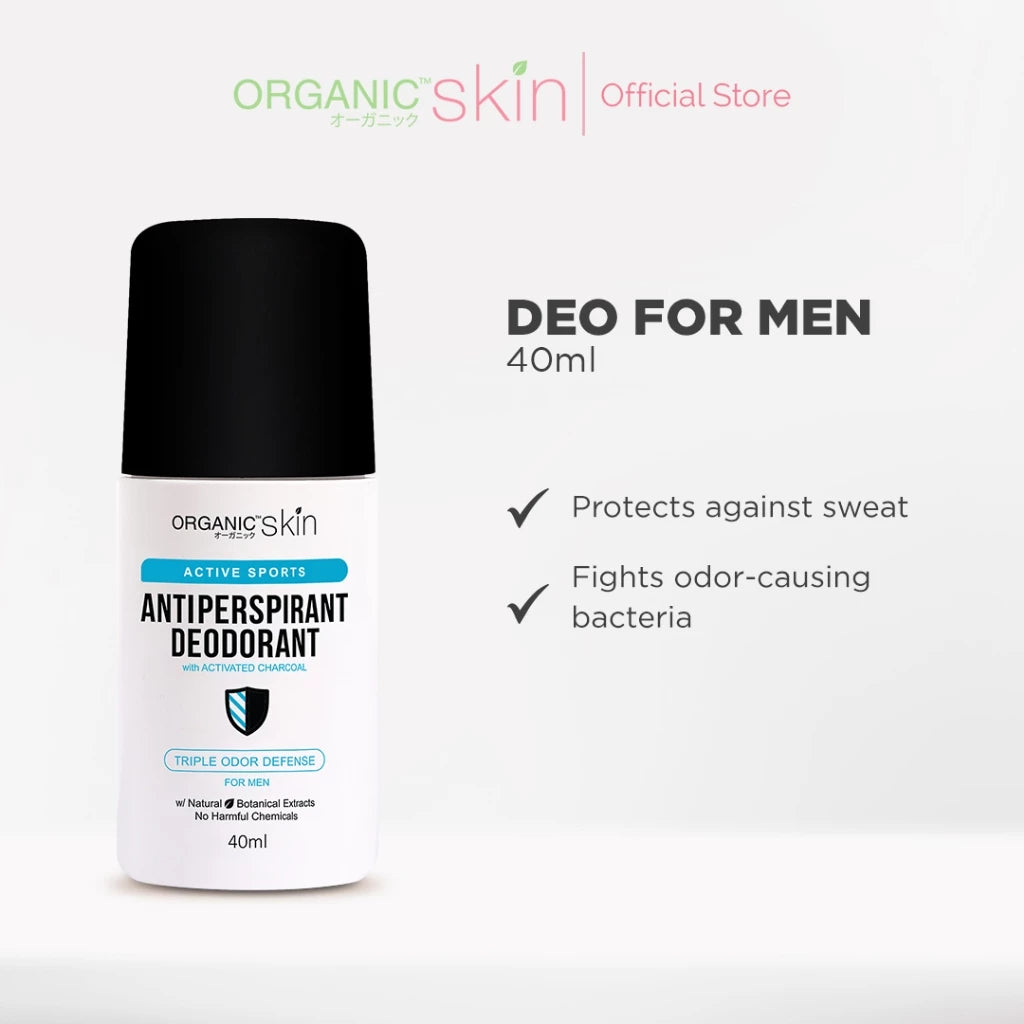 Organic Skin Japan Anti-Perspirant Deodorant Roll on for Men