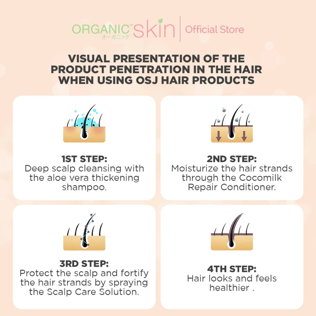 Organic Skin Japan Hair Booster Spray Scalp Care Solution