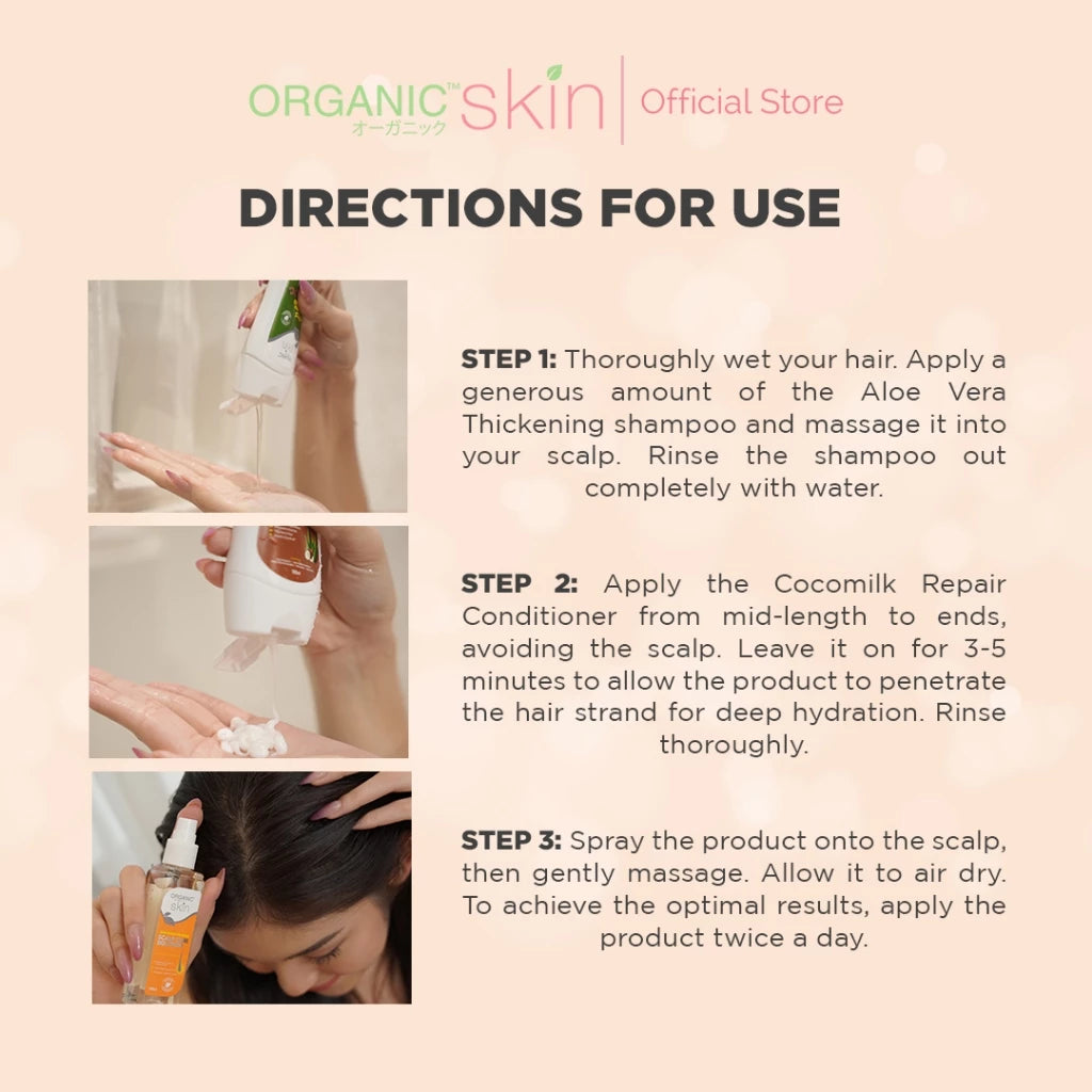 Organic Skin Japan Hair Booster Spray Scalp Care Solution