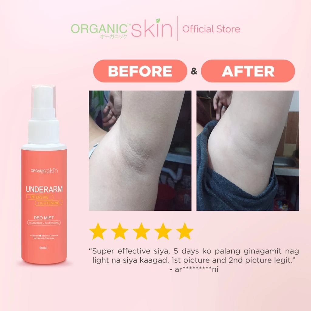 Organic Skin Japan Intensive Whitening Underarm Deo Mist Deodorant Spray