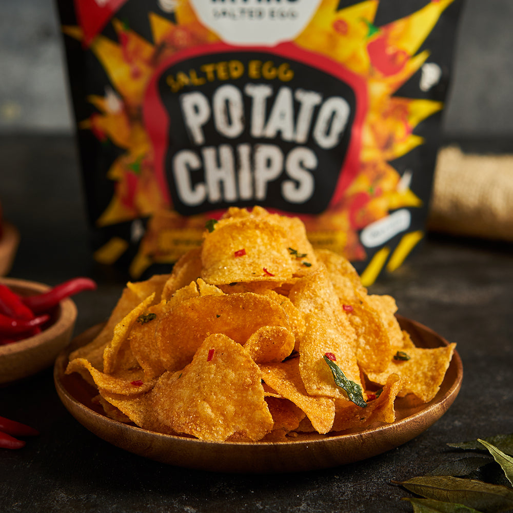 Irvin's Salted Egg Potato Chips - Spicy