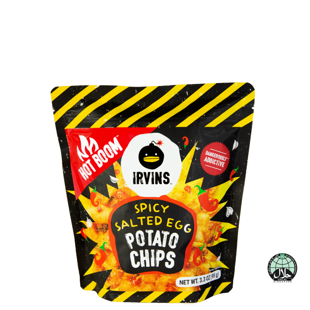 Irvin's Salted Egg Potato Chips - Spicy