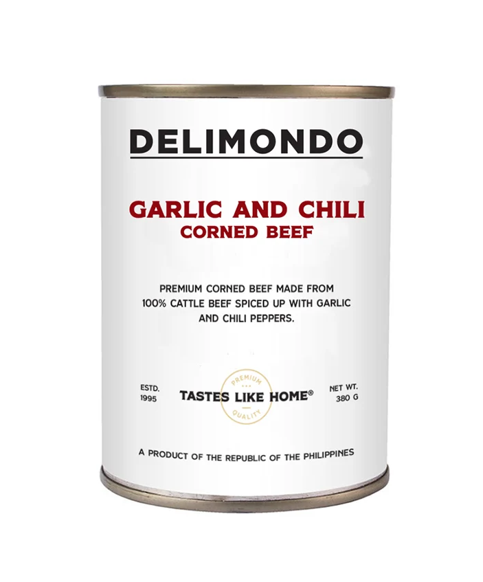 Delimondo Garlic and Chili Corned Beef 380g