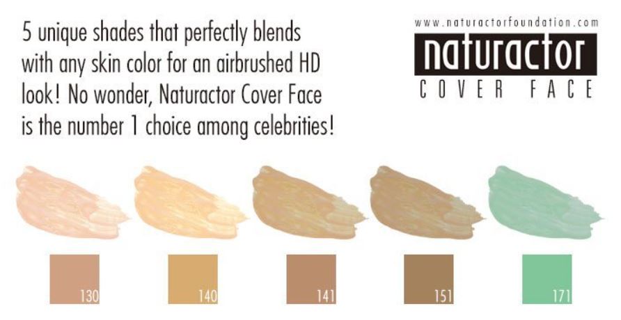 Naturactor Cover Face Concealer Foundation #130